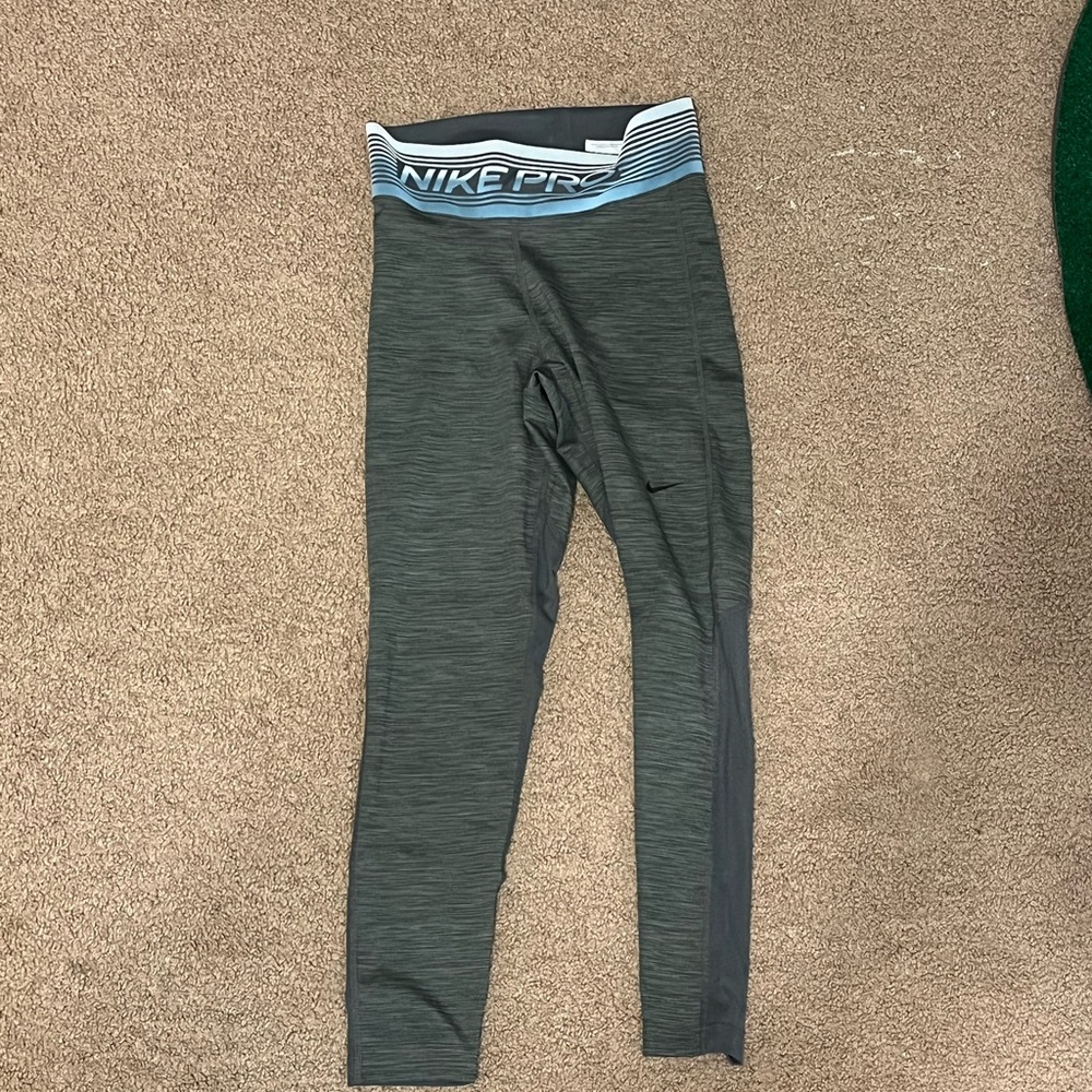 Nike pro womens leggings grey size small